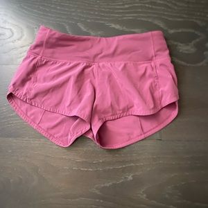 LULULEMON speed up shorts